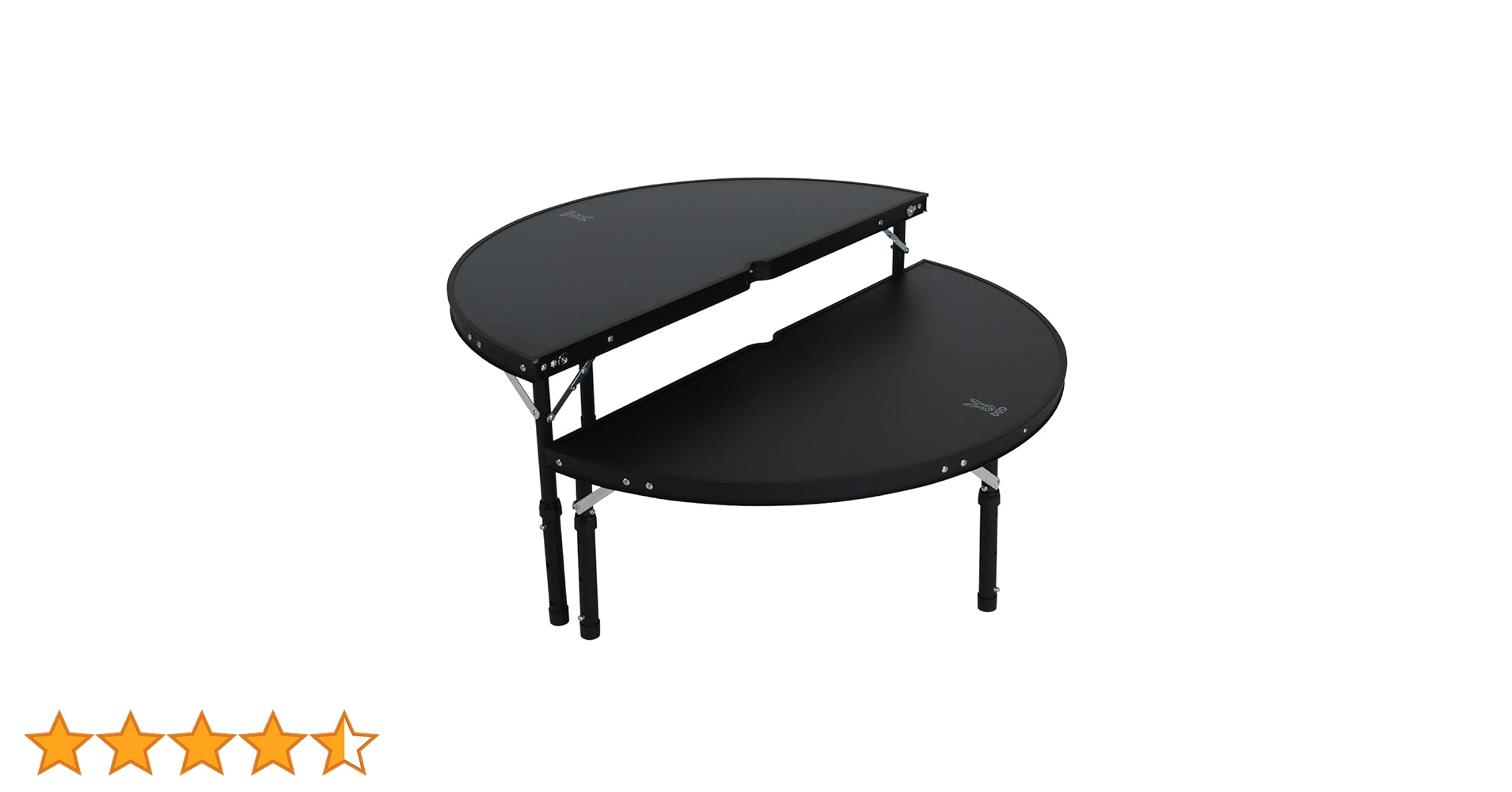 【未使用】DODディーオーディ/ワンポールテントテーブル/TB6ー487ーBK 販売終了】ワンポールテントテーブル（ブラック） TB6-487-BK